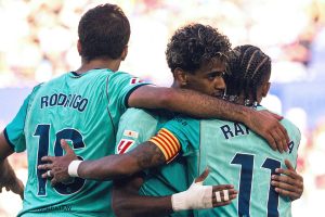 Lamine Yamal lập cú đúp, Barca thắng tưng bừng Levante ở La Liga | OK9